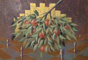 Andreas Galiotos: Still Life with Pomegranates