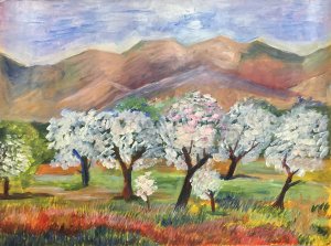 At the Almond Trees