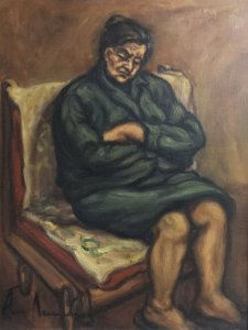 Apostolos Leukadios: Grandmother on the Chair