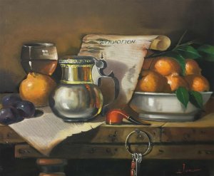 Iason Oikonomopoulos: Still Life with Fruits
