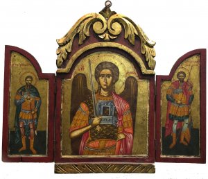 Georgios Tornesakis: Archangel Michael, Saint Theodoros, Saint Theodosios