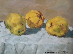 Antonis Andreadis: Still Life with Quinces