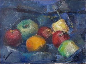 Poli Dragatsi: Still Life with Apples